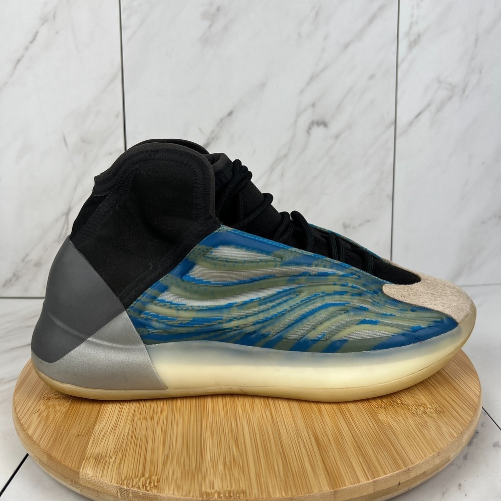 Adidas Yeezy Quantum Mens Size 12 Frozen Blue Black Sneakers Shoes GZ8872